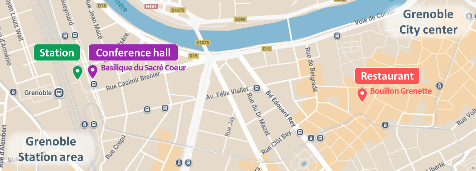 Plan Grenoble; coeur