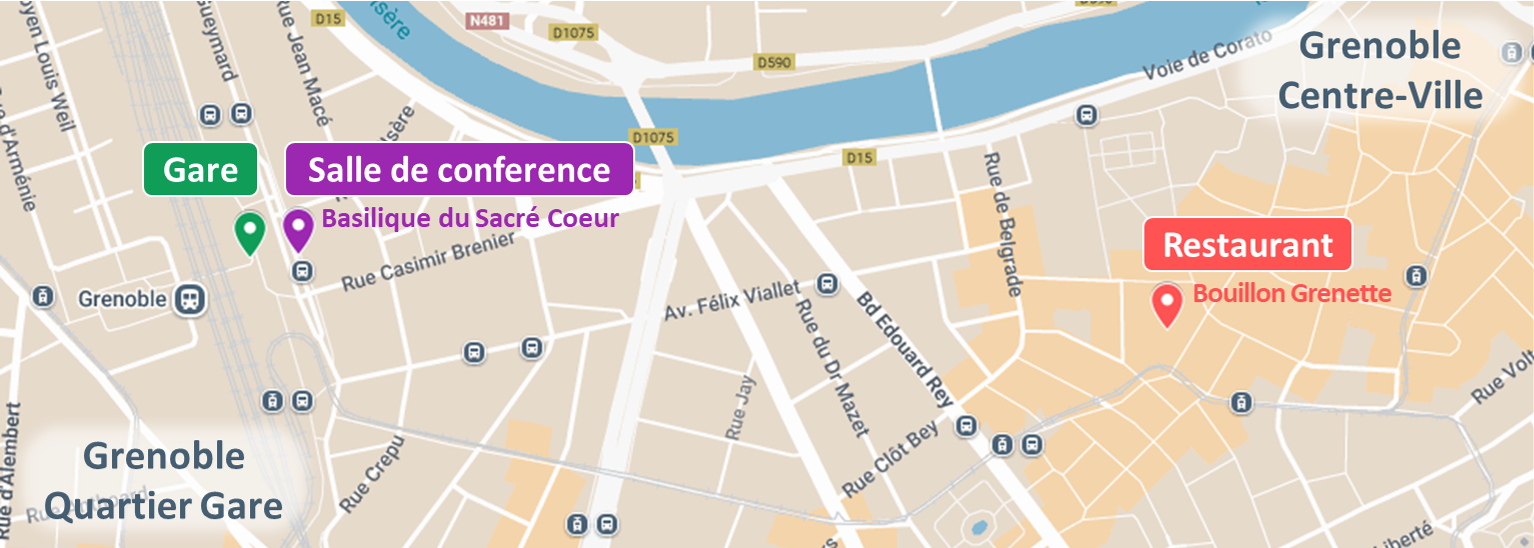 Plan Grenoble; coeur